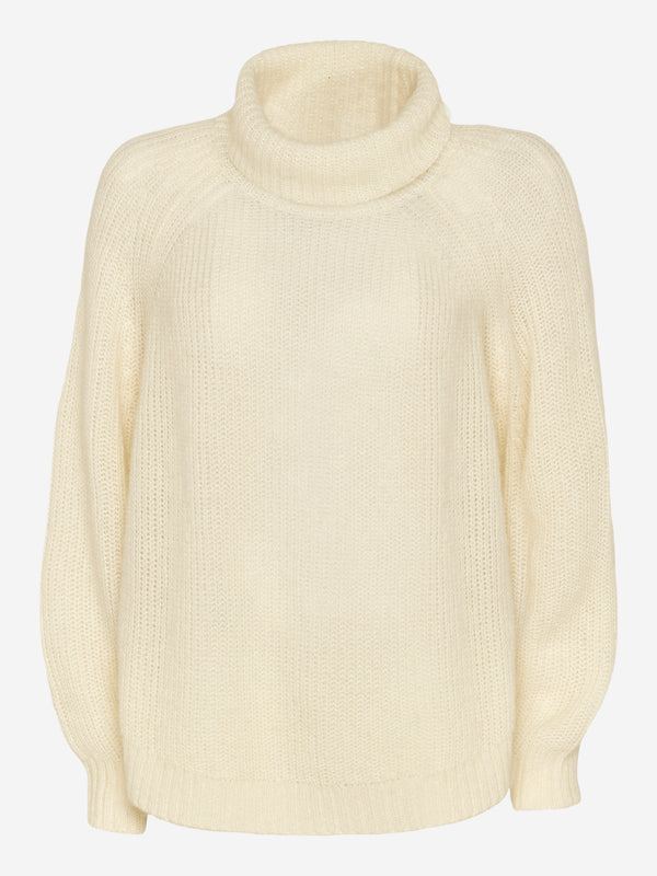 5618 Lihi Roll Neck - Off White