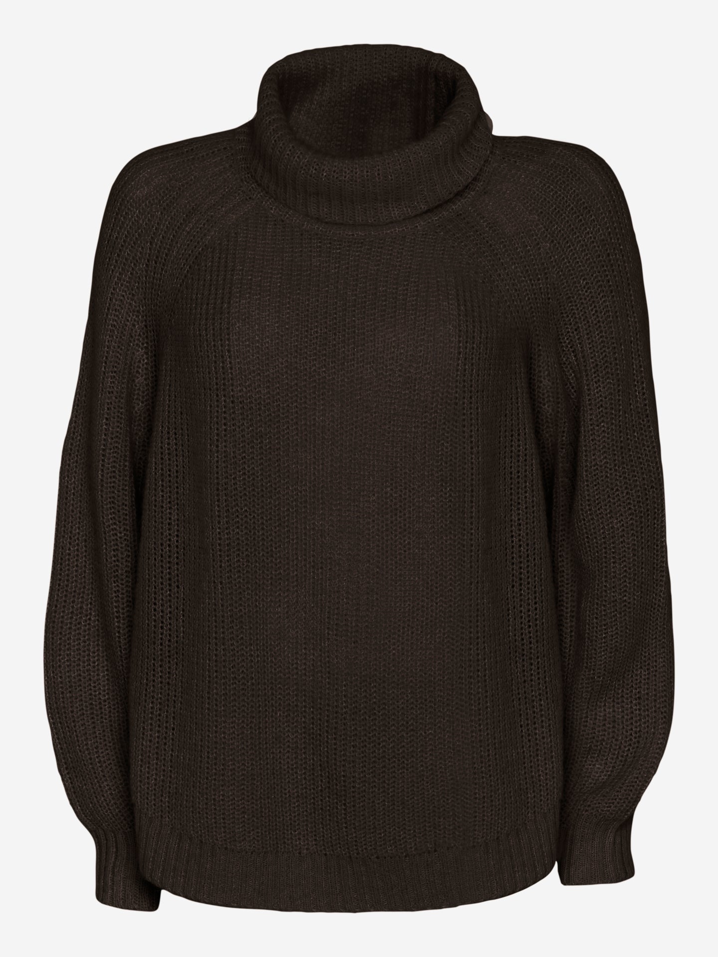 5618 Lihi Roll Neck - Charcoal