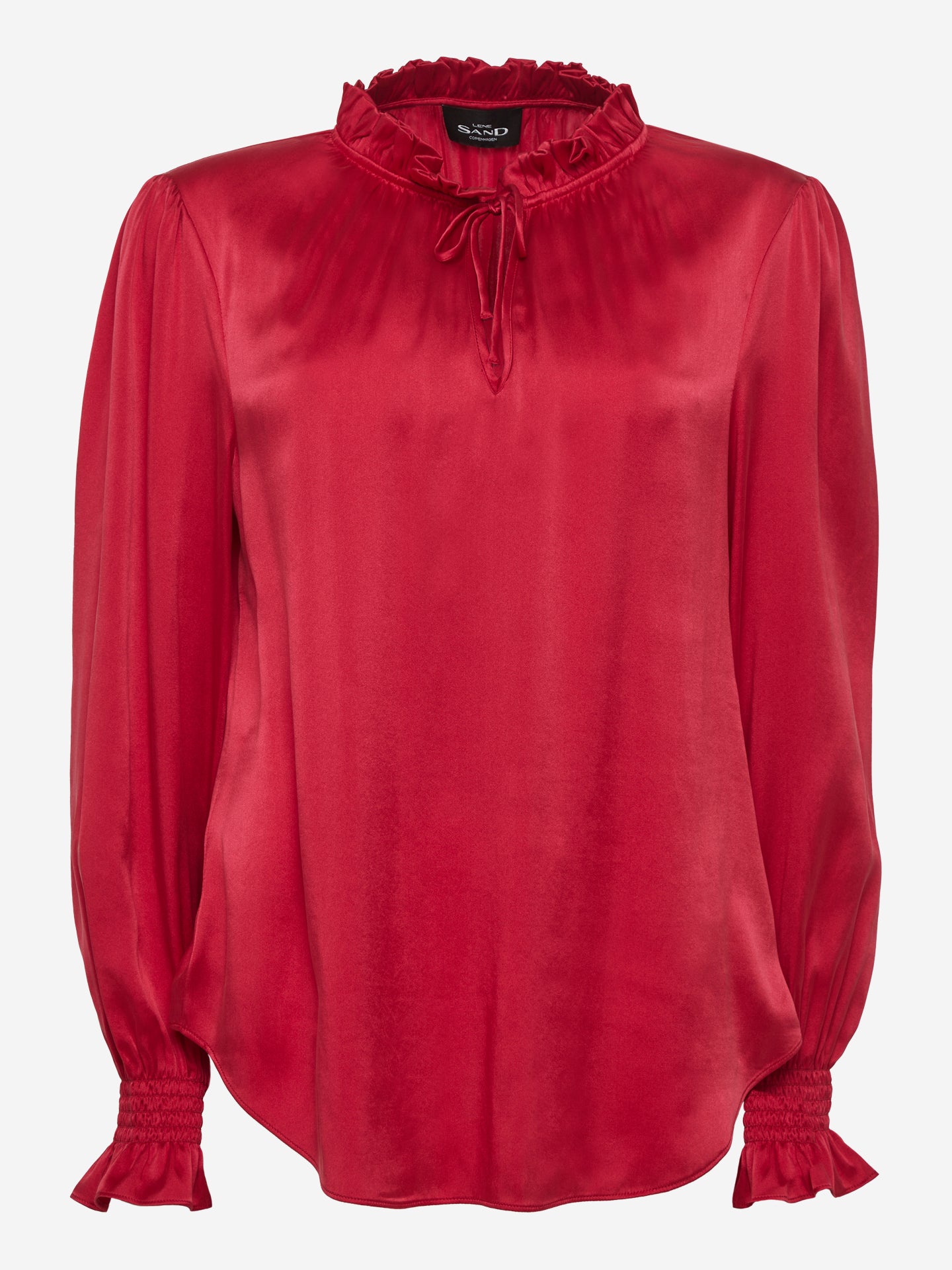 3176 Matt Lalie Blouse - Medium Red