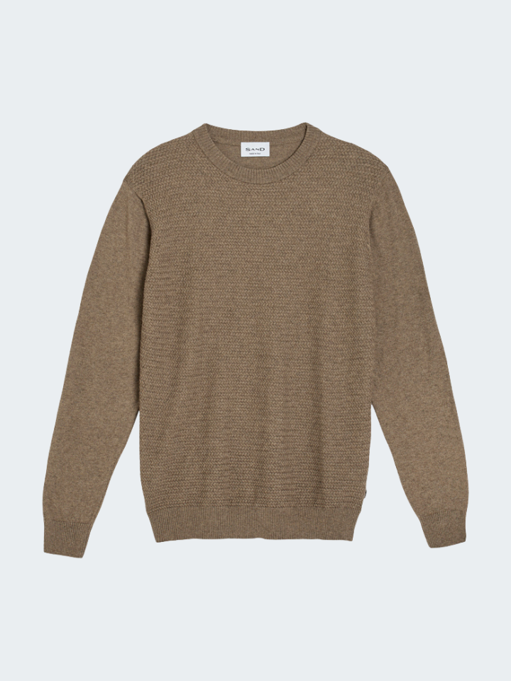 Merino wool cotton sweater