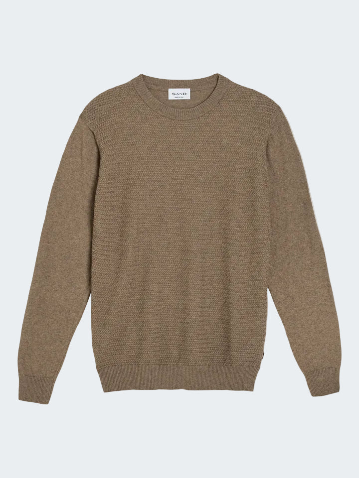 Merino wool cotton sweater