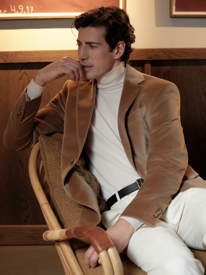 Soft Italian Velvet Blazer