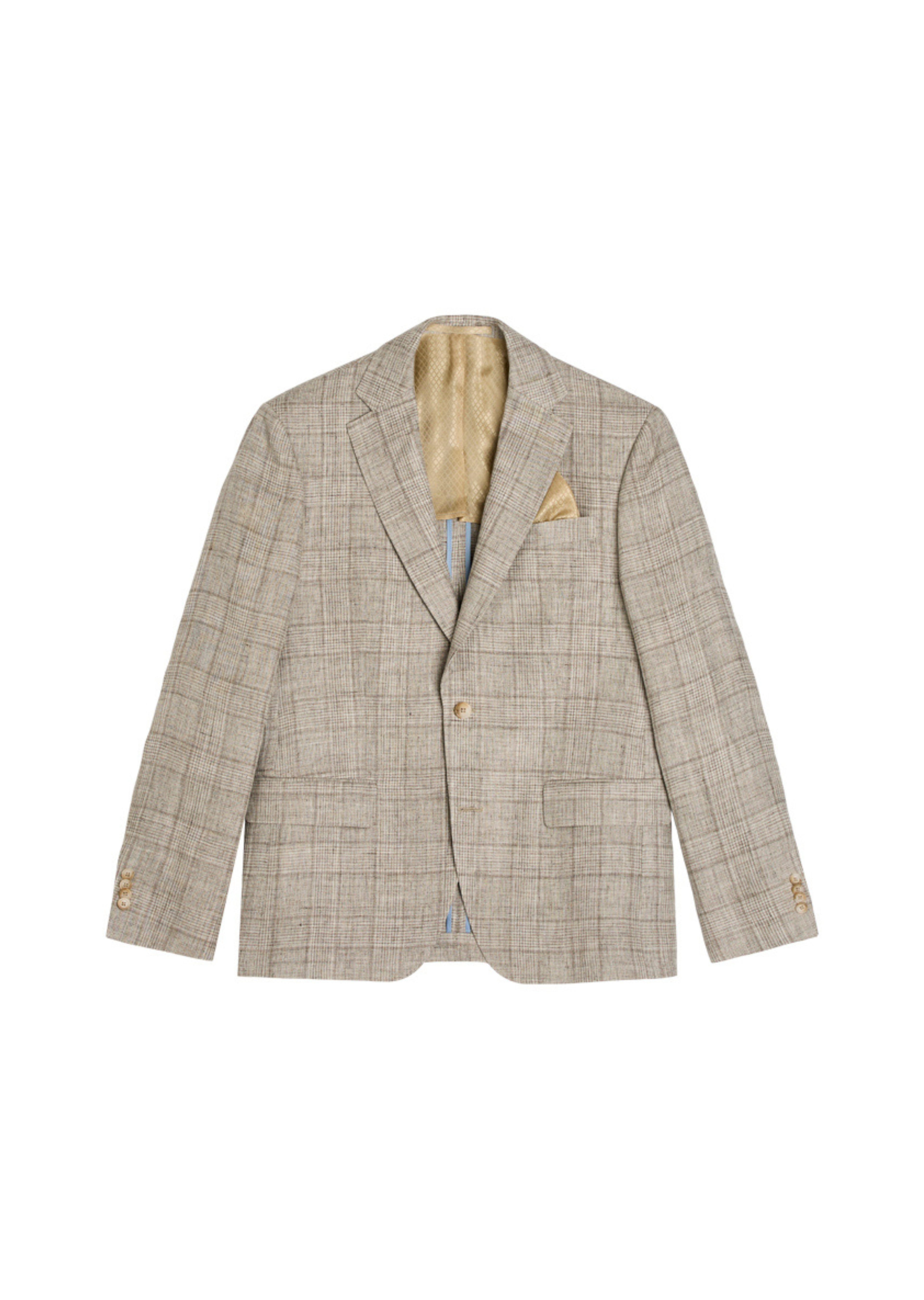 6809 B Check Sherman Napoli 1/2. - Grey