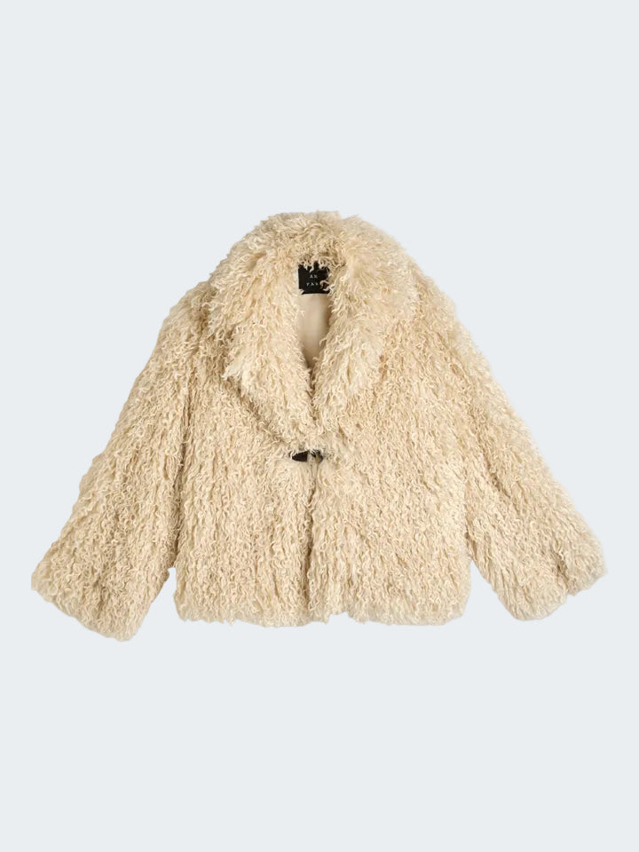 Short Fake Long Fur Coat