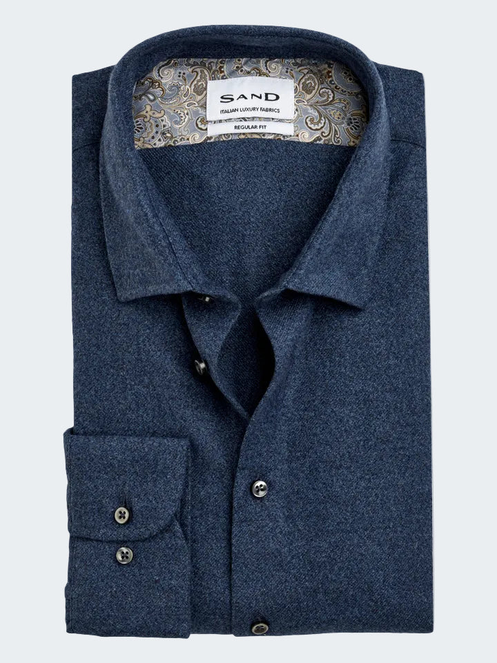Twill Flannel Regular Shirt