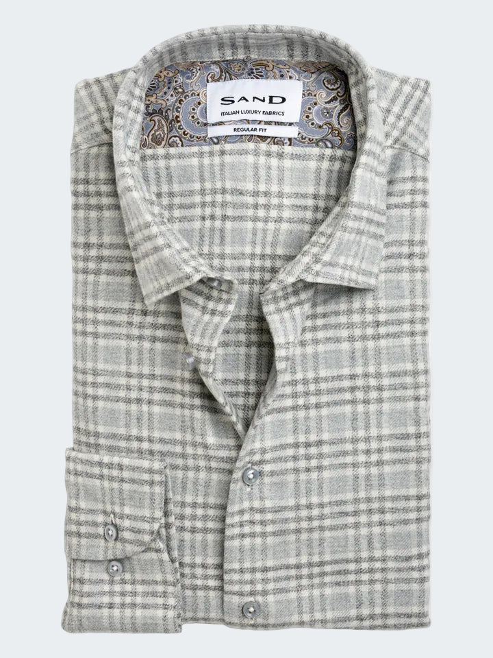 Twill Flannel Check Shirt