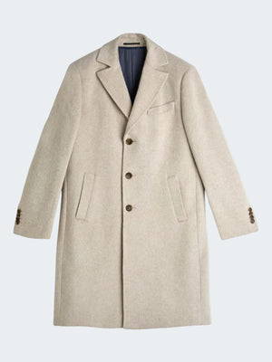 Alpaca wool long coat