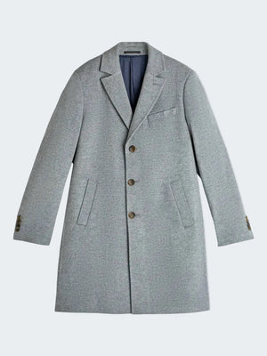 Buttoned Cashmere Coat