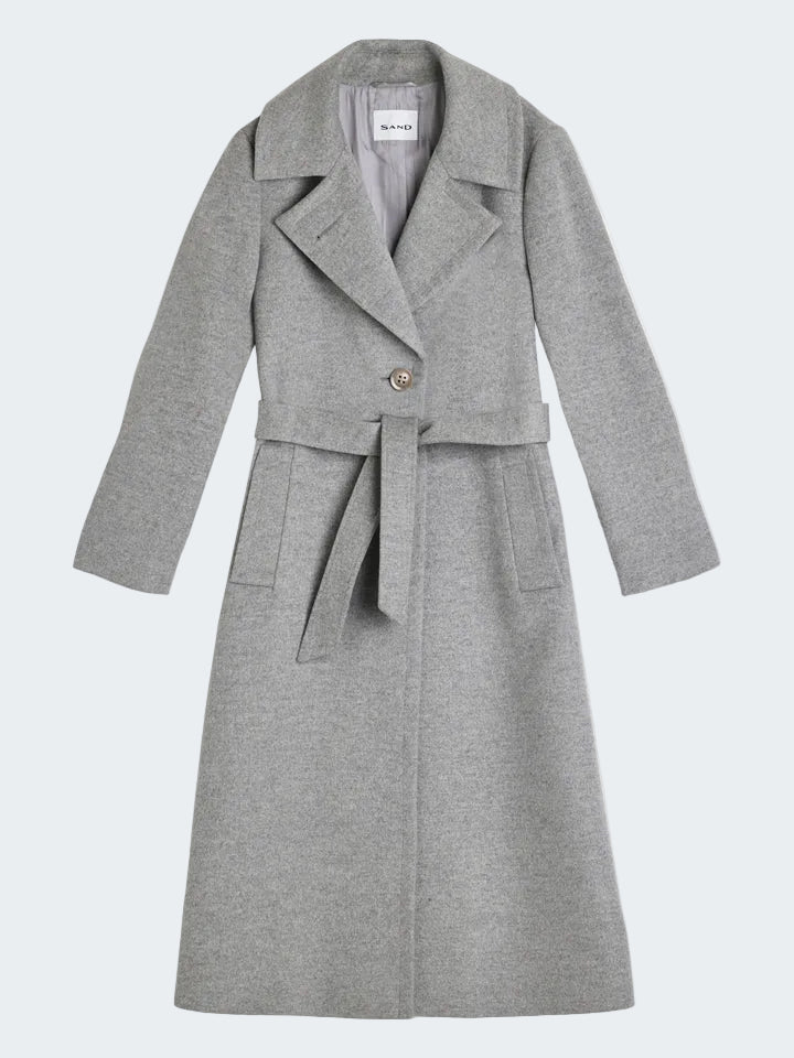 Long Cashmere Wool Coat