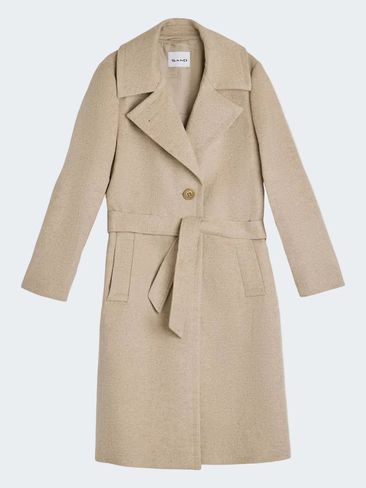 Midi Cashmere Wool Coat
