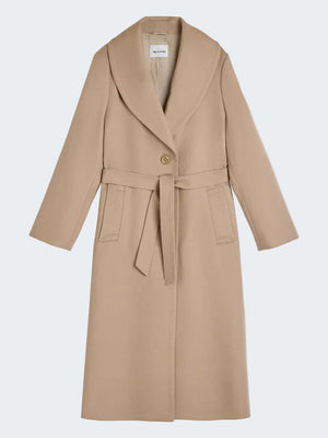 Shawl Cashmere Wool Coat