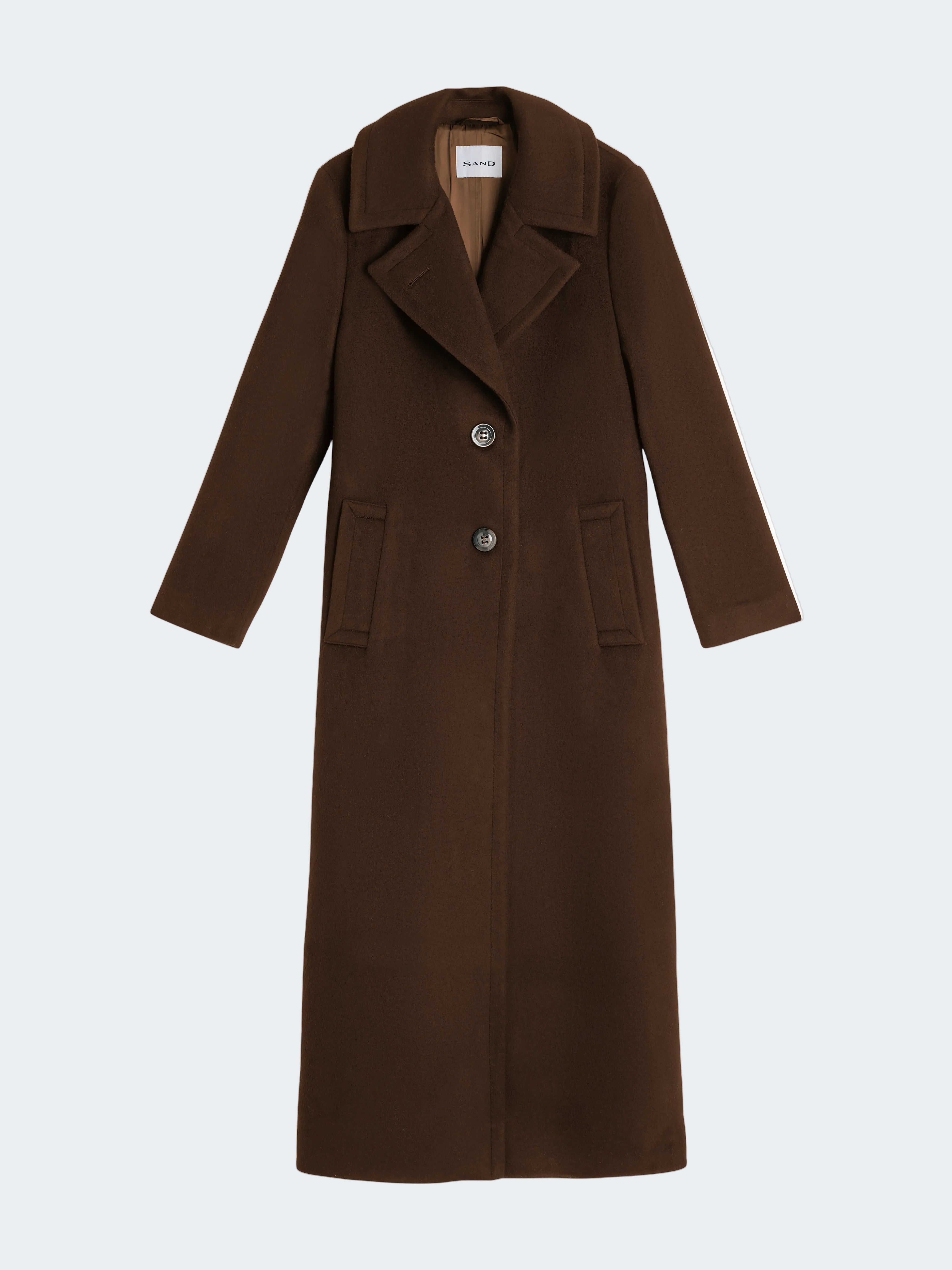 Extra Long Cashmere Wool Coat