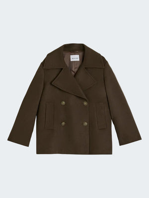 Light Cashmere Wool Short Coat