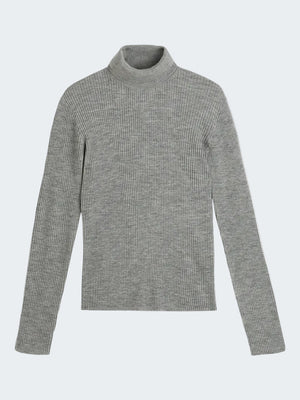 Roll Neck Sweater in Fine Merino Wool