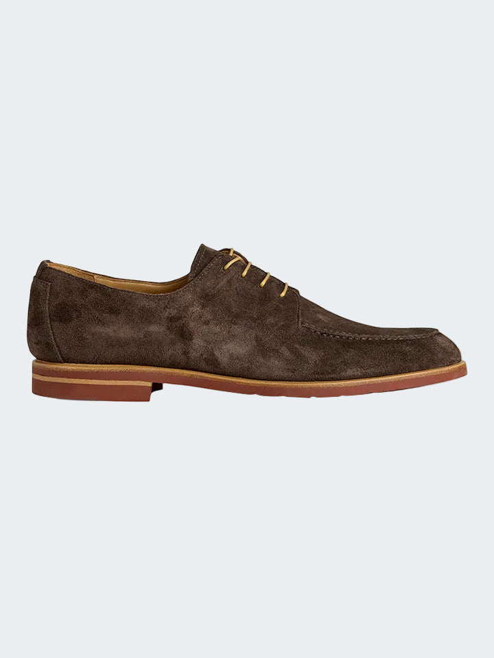 Suede oxford shoes