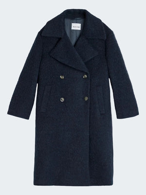 Mohair Wool Long Coat