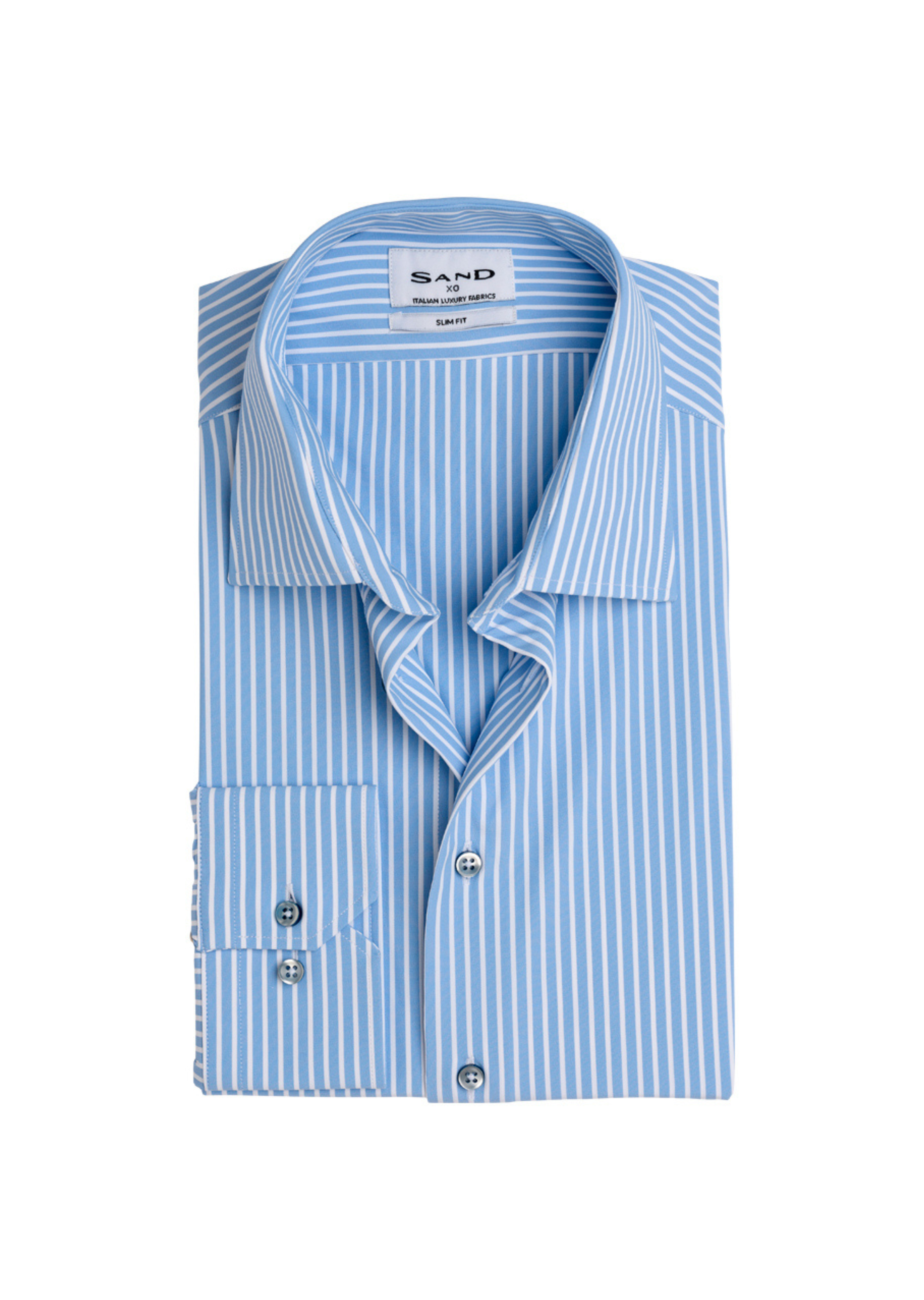 Performance Stripe Gordon SC - Light Blue | Modern fit