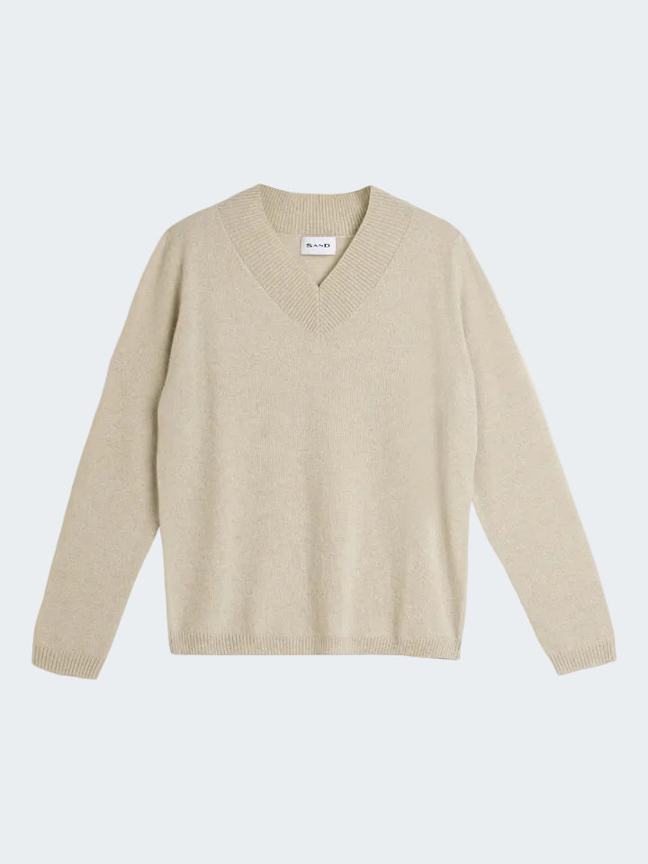V-Neck Pure Cashmere Sweater