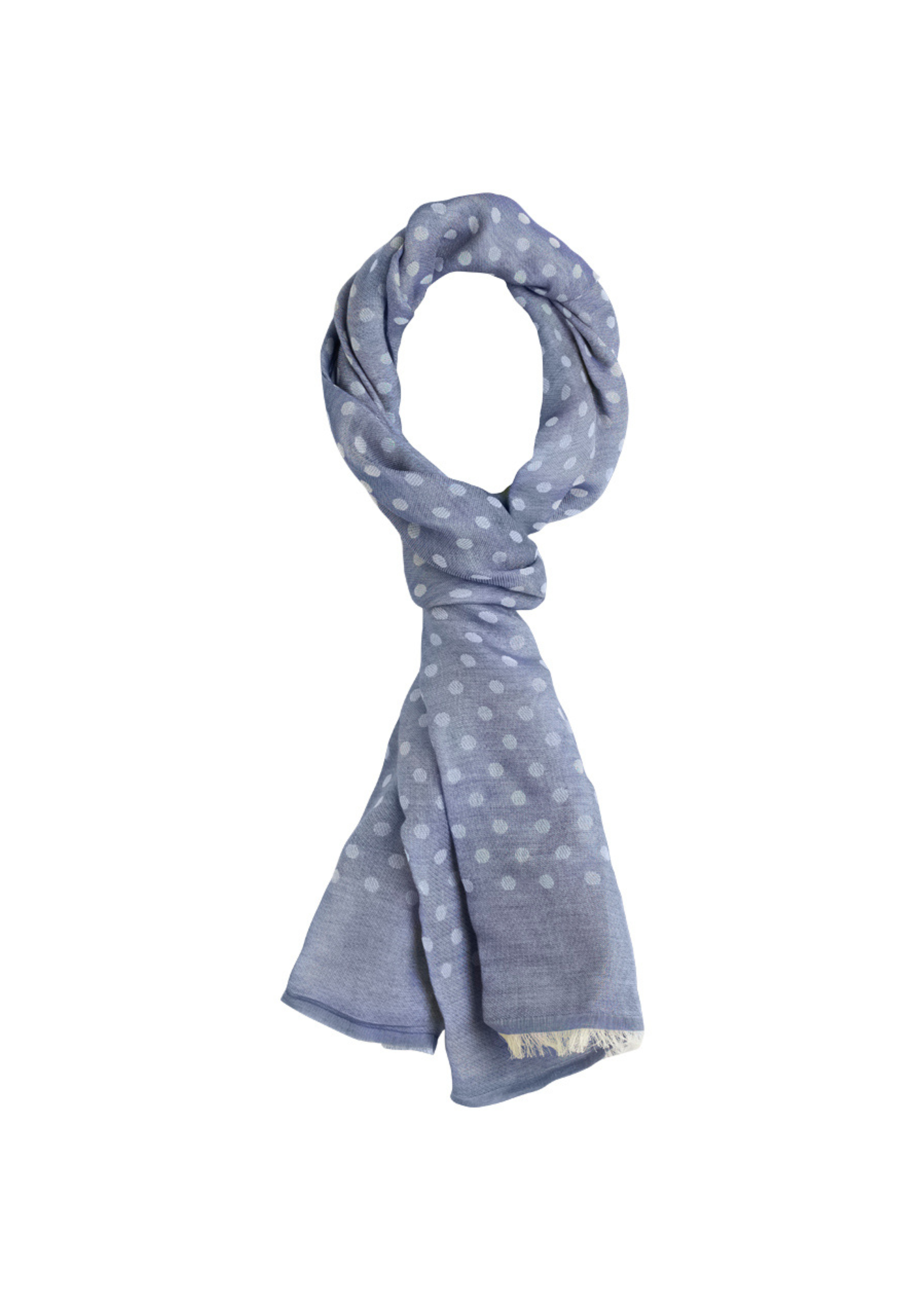 Scarves MW S367 25x180cm Tubular - Dark Navy Blue