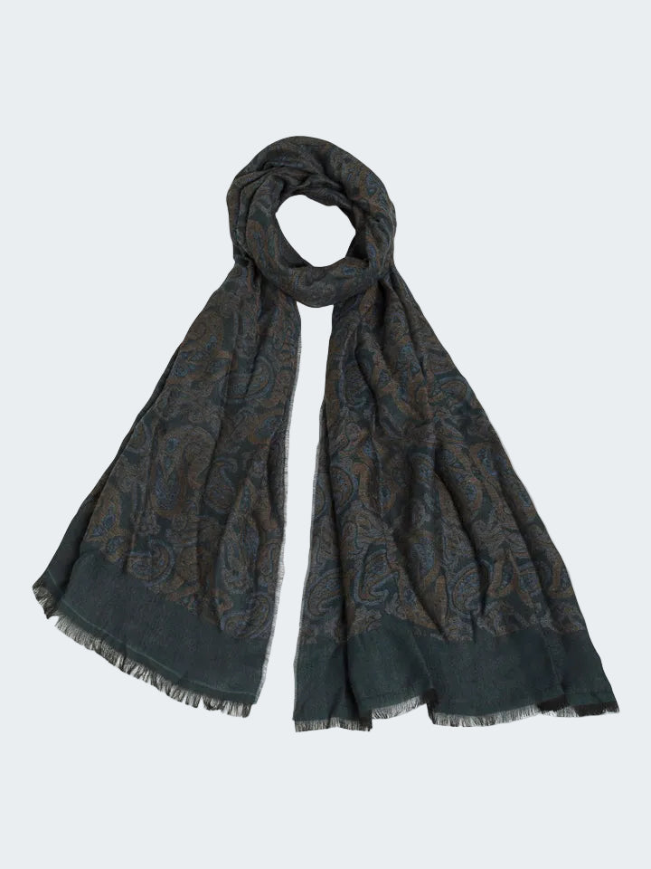 Wool Paisley Scarf