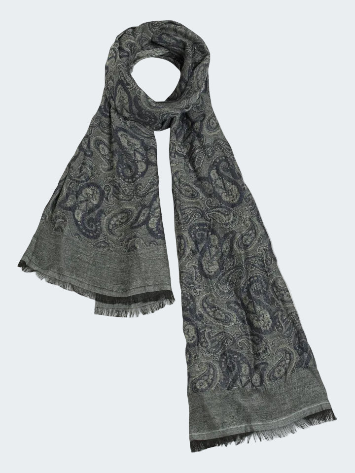 Wool Paisley Scarf