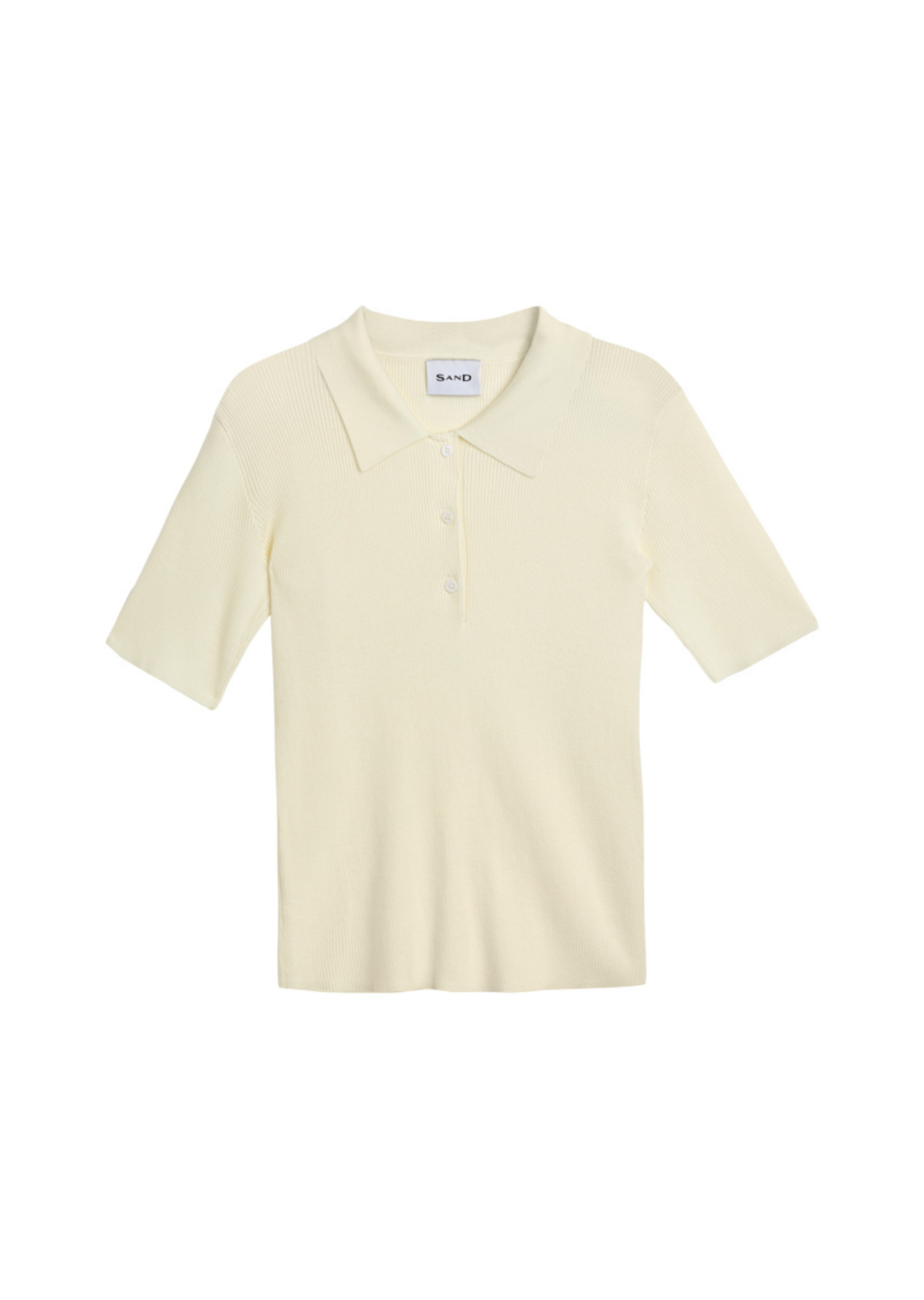 Seta Blend Delphine Polo - Pure White