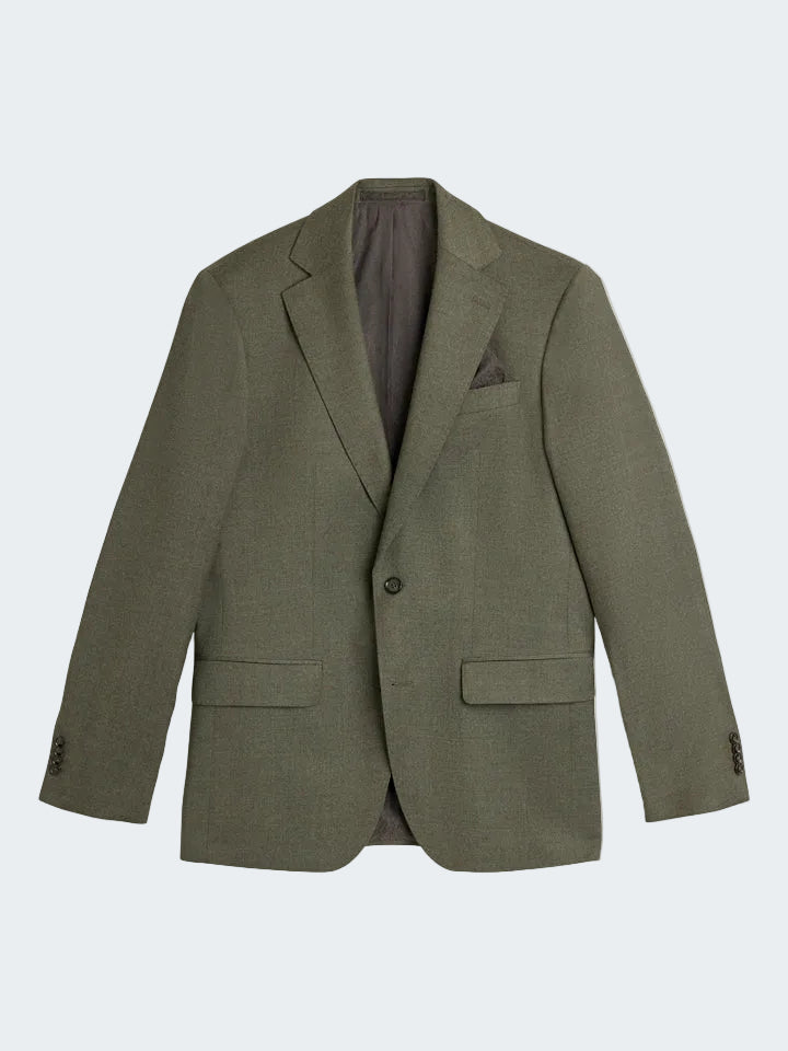 Flannel With Stretch Blazer