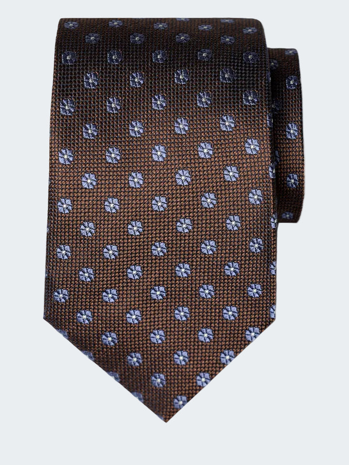 Silk Floral Pattern Tie