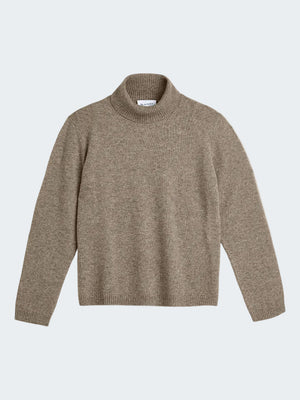 Yak Wool High-Neck Sweater