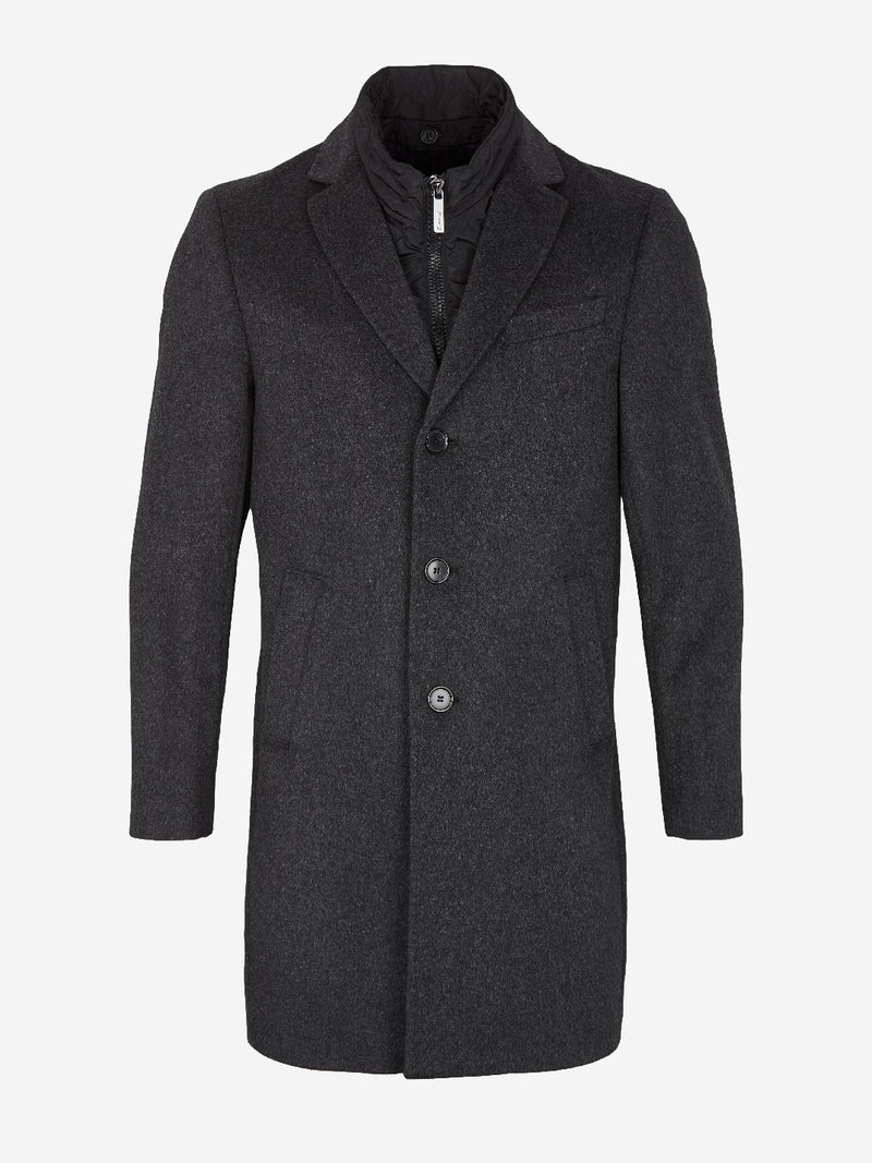 Cashmere Coat Sultan Tech - Graphite Grey